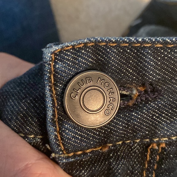 Club Monaco Dark Blue Boot Cut Jeans - Picture 5 of 9